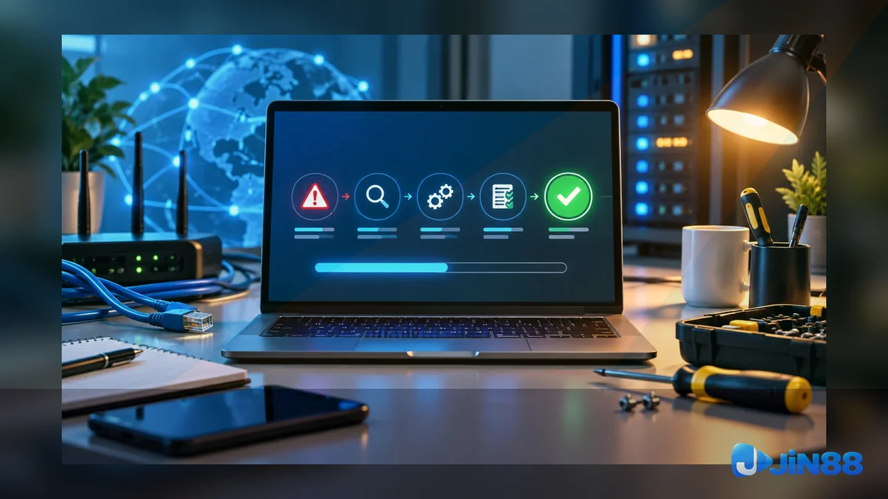 Danh sách kiểm tra Login trước khi tiếp tục – phiếu xử lý trên điện thoại cho người đang xử lý lỗi